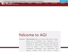 Tablet Screenshot of agiconsultingllc.com